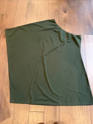 Women’s One-Shoulder Dress in Green Size Small - C67-140 thumbnail 5