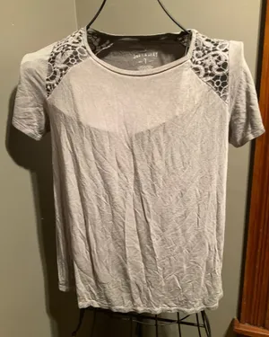 American Eagle Outfitters Soft & Sexy Tee Sz. M Gray thumbnail 1
