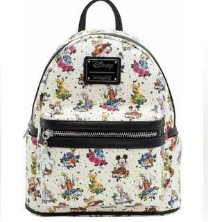 NWT Disney Loungefly Limited Edition Sensational 6 Tatoo Mini Backpack thumbnail 1