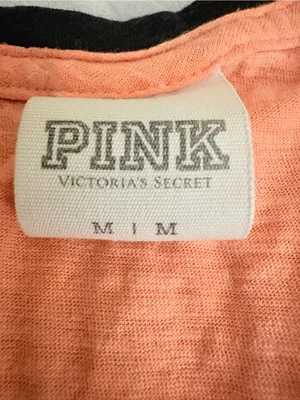 Victoria’s Secret Halloween I'M HERE FOR THE BOOS” orange & black graphic tank M thumbnail 4