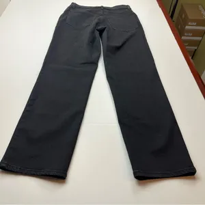 Abercrombie & Fitch 90s Straight Ultra High Rise 29 / 8 Regular Black Denim Jean thumbnail 11