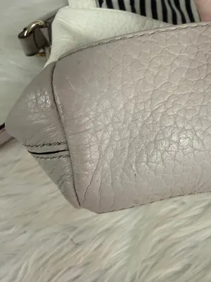 Kate Spade Southport Avenue Maria Crossbody Leather Bag Ivory Taupe thumbnail 6