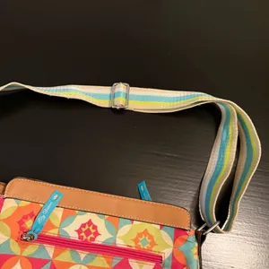 Vera Bradley Lily Bloom‎ Colorful Geometric Crossbody Bag thumbnail 5