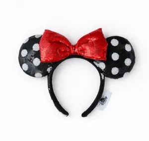 Sequined Disney Minnie Mouse Ears thumbnail 1