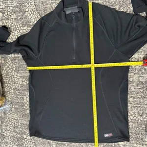 RLX Ralph Lauren Women’s Size L Black Quarter Zip Baselayer Activewear Top thumbnail 6