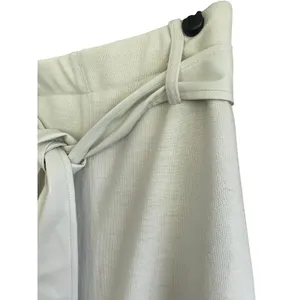 Catherine Malandrino Cream Knit Midi Skirt Size Small thumbnail 2