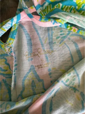 Lilly Pulitzer Kristen Swing Tank Top in Urchin Pink Vitamin Sea Women’s Small thumbnail 8