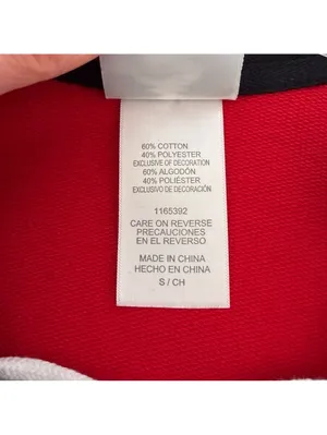 NHL Chicago Blackhawks Lace Up Hooded Top Red Size Small Sporty thumbnail 5