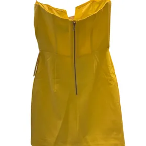Bardot Strapless Dress Yellow Size XS NWT Cocktail Wedding Homecoming Grad Femme thumbnail 4
