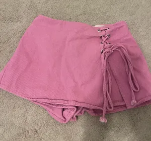 Altar'd State Pink Tie Skort thumbnail 1