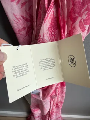 Peppermayo NWT Tara Maxi Dress Open Back Maxi Dress in Pink Print Size 12 thumbnail 8