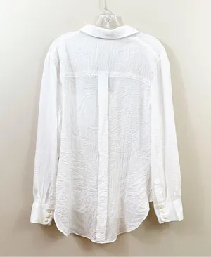 Free People Revolve That's a Wrap Shirt in Ivory thumbnail 6