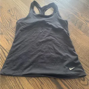 Nike Women's Sleek Black Tank Top thumbnail 1