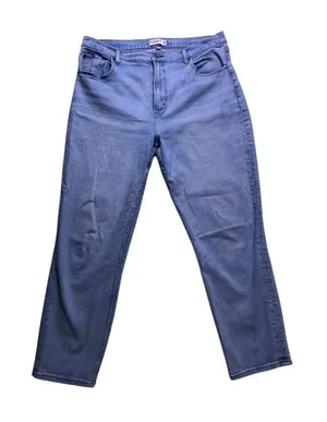 Abercrombie & Fitch Jeans Womens 33/16L Light Blue Excellent Curve Love Straight thumbnail 1