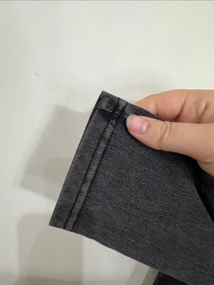 HALARA Flex High Waisted Pocket Denim Casual Leggings Washed Black size M thumbnail 7