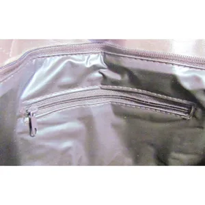 Faux Leather PVC Laptop Organizer Travel Book Bag thumbnail 6