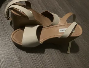 Steve Madden Beige Wedges thumbnail 1