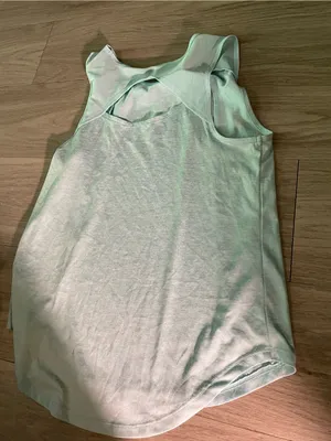 Lightweight Mint Athletic Tank Top Blue Size M thumbnail 2