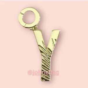 Gorjana Parker 18K Gold Plated Charm Initial Y thumbnail 7