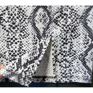 Garage Snakeskin Bodycon Party Dress Y2K Black White Animal Print Bikercore M‎ thumbnail 2