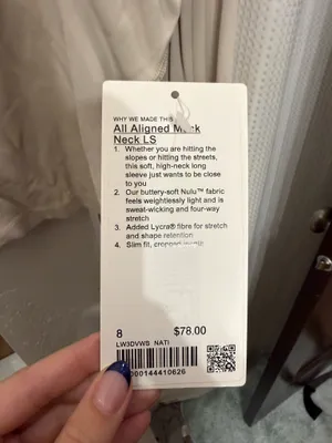 Lululemon Mock Neck Long Sleeve Align thumbnail 3