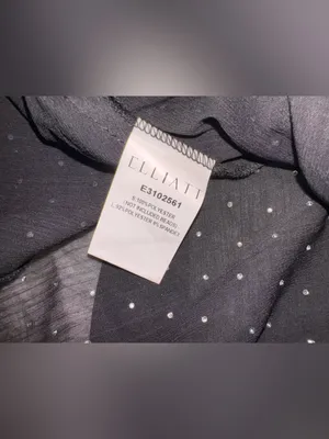NEW Elliatt Moss Tiered Embellished Gown Black Cocktail Sz L thumbnail 9