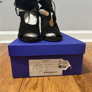 Aquazzura suede sexy thing heels size 39.5 thumbnail 2