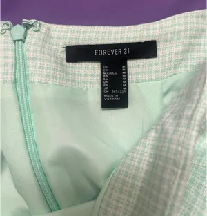 Forever 21 Mini Skirt Teal thumbnail 2