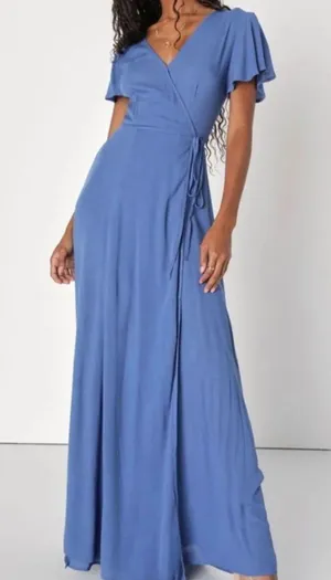 Lulus Wrap Dress thumbnail 1