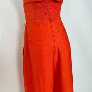 NWOT Farm Rio Wide-Leg Jumpsuit With shoulder strap Removable Shoulder Strap S thumbnail 13
