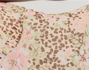 Windsor Leopard And Floral Print Mini Dress thumbnail 3