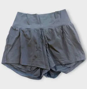 Size L Halara SoftlyZero Airy Super High Waisted 2-in-1 Yoga Shorts thumbnail 1
