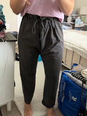 Zara Gray Drawstring Pants thumbnail 7