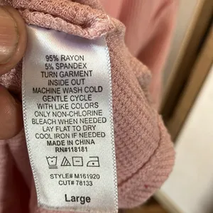 B.L.E.U. Soft Pink Top large thumbnail 5