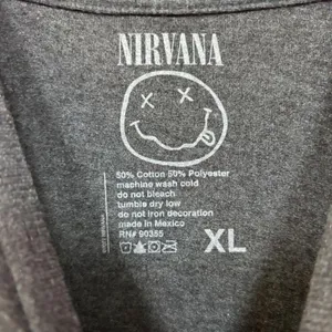 Nirvana Nevermind Dead Eyes Colorburst Smiley Grunge Tee XL thumbnail 3