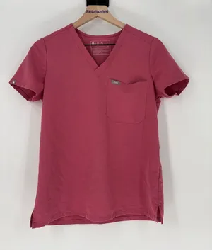 Figs xs pink scrub top thumbnail 1