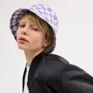 NWT Coach Checkerboard Print‎ Bucket Hat size XS/S thumbnail 8