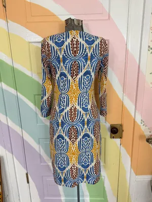 J. McLaughlin Sophia Catalina Cloth Stretch Dress Sz XS 🧡🍄 thumbnail 4