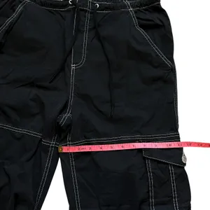 Garage Cargo Pant Black XS Contrast Stitching Skater Gorpcore Streetwear Utility thumbnail 8