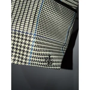 Vintage Lauren Ralph Lauren Houndstooth Zippered Purse Bag Detachable Strap M thumbnail 12