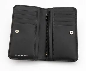 TORY BURCH Willa Quilted Matte Wallet Black thumbnail 1
