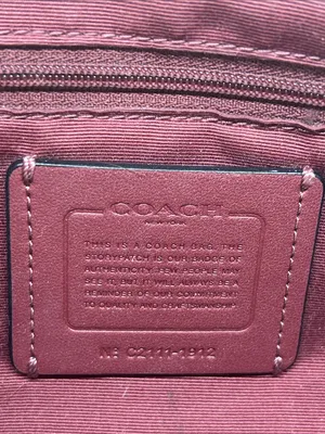Coach Dempsey Camera Bag Brown Signature Jacquard Orange Logo Patch and Stripes thumbnail 8