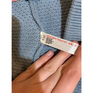 Free People FP Beach Size S Hailee Sweater Knit Wide Leg Pants Blue thumbnail 9