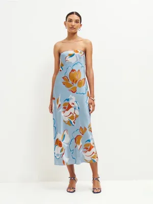 Reformation Joana Silk Dress thumbnail 3