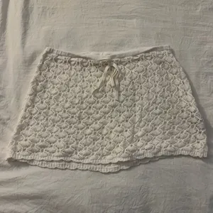 Hollister Crochet Mini White Skirt thumbnail 2