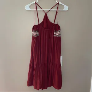 American Eagle Outfitters Women's Boho High Neck Halter Dress Size Medium‎ thumbnail 4