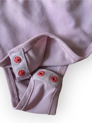 iris Rose Pink Floral Appliqué Scoop Neck Bodysuit thumbnail 9