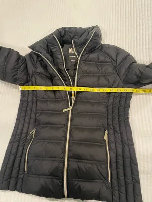 Michael KORS Black Quilted Puffer Jacket - Lightweight Women's Coat (XS) thumbnail 10