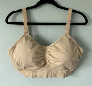 Kindred Bravely Sublime Hands-Free Pumping Nursing Bra Beige Large Busty E-H Cup thumbnail 1