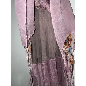 Vintage Silk Butterfly Fairy Princess Floral Top/Mini Dress thumbnail 10